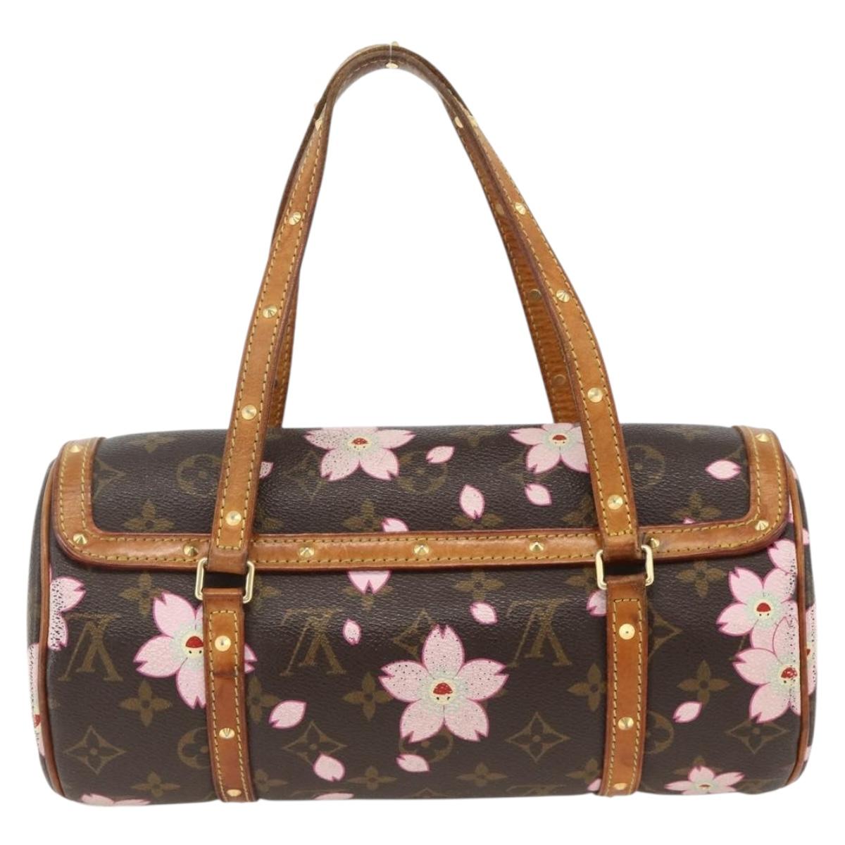 LOUIS VUITTON Cherry Blossom Papillon GM Takashi Murakami M92009 Auth 154168A