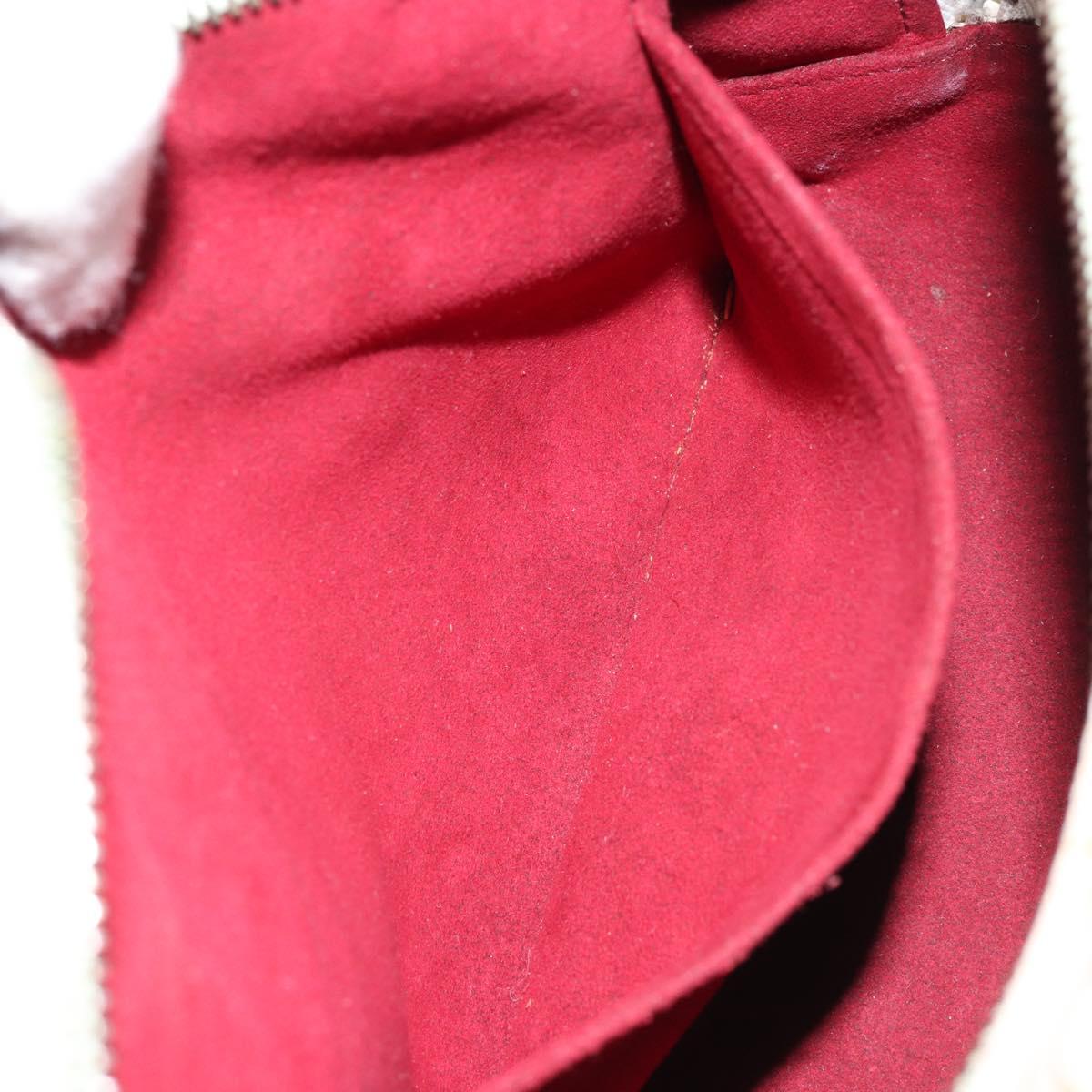 LOUIS VUITTON Monogram Multicolor Trouville Hand Bag White M92663 LV Auth 154169