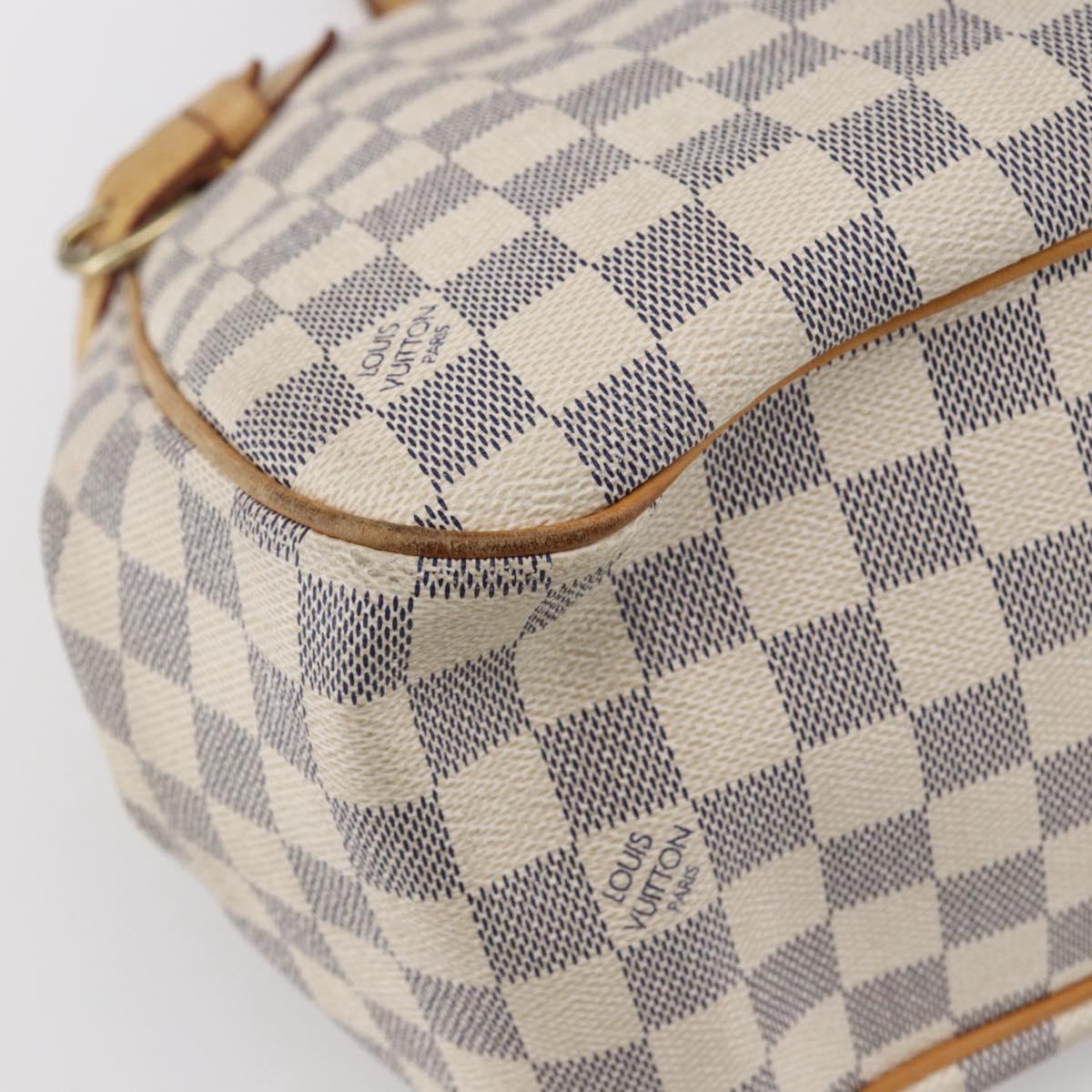 LOUIS VUITTON Damier Azur Batignolles Horizontal Tote Bag N48172 LV Auth 154170