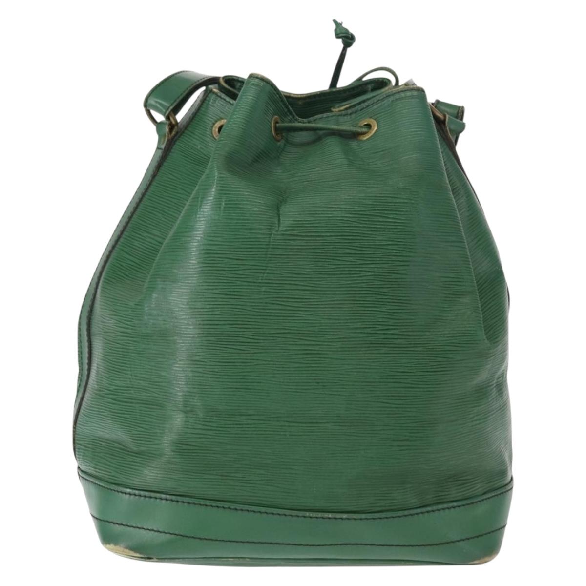 LOUIS VUITTON Epi Noe Shoulder Bag Green M44004 LV Auth 154171