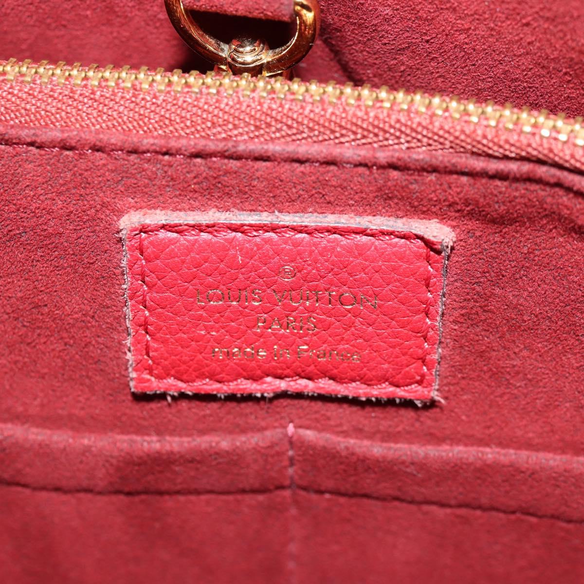 LOUIS VUITTON Monogram Kimono PM Hand Bag 2way Red M41856 LV Auth 154172V