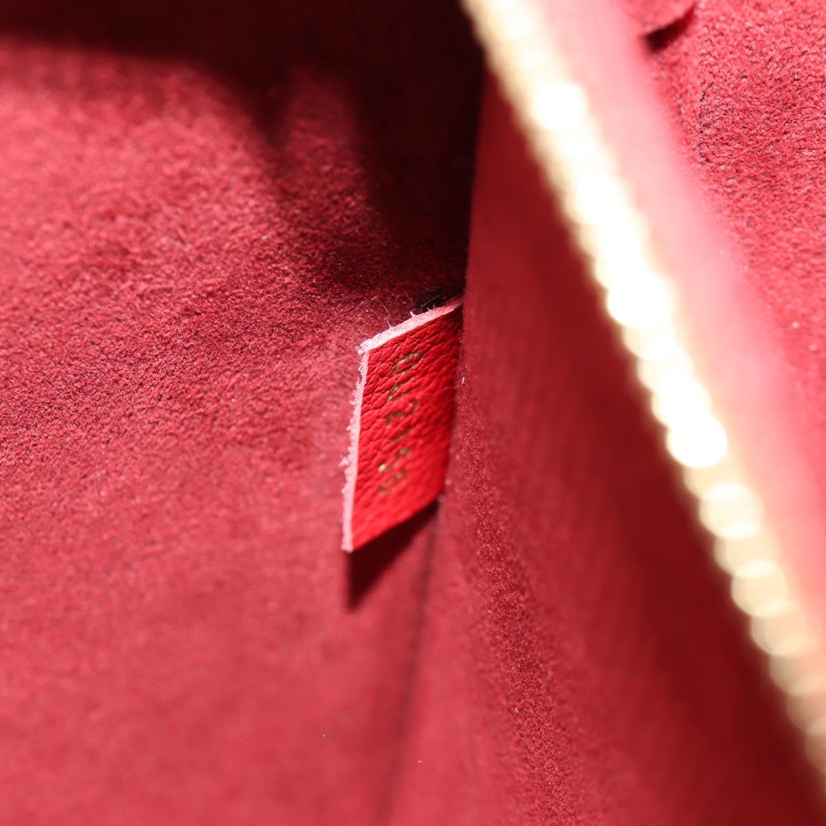 LOUIS VUITTON Monogram Kimono PM Hand Bag 2way Red M41856 LV Auth 154172V