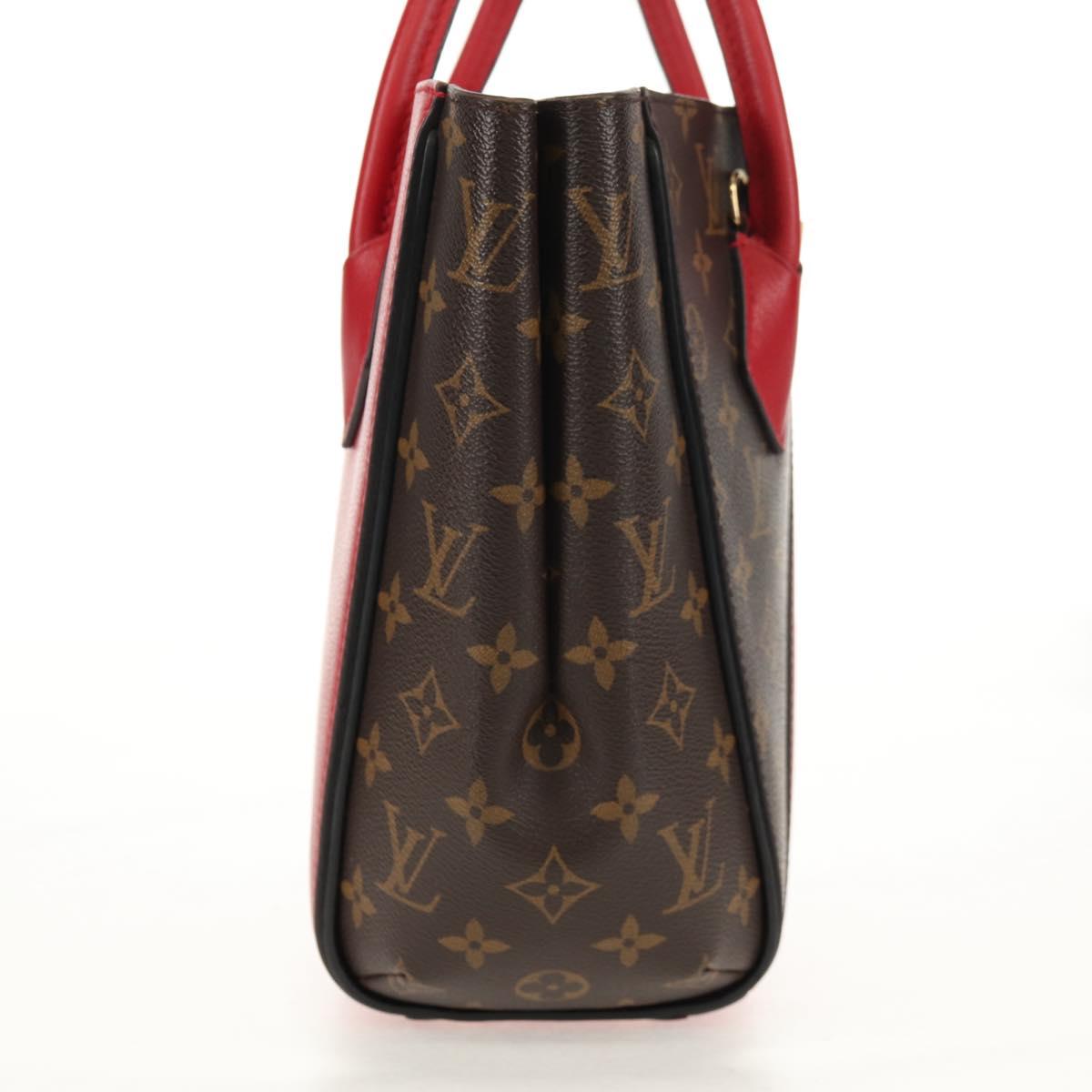 LOUIS VUITTON Monogram Kimono PM Hand Bag 2way Red M41856 LV Auth 154172V
