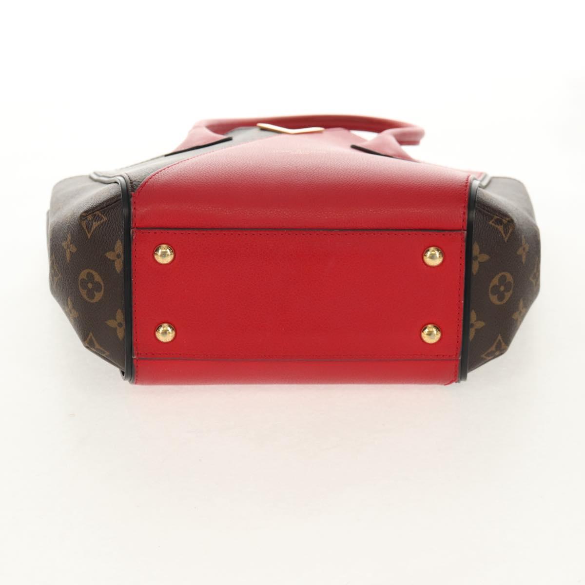 LOUIS VUITTON Monogram Kimono PM Hand Bag 2way Red M41856 LV Auth 154172V