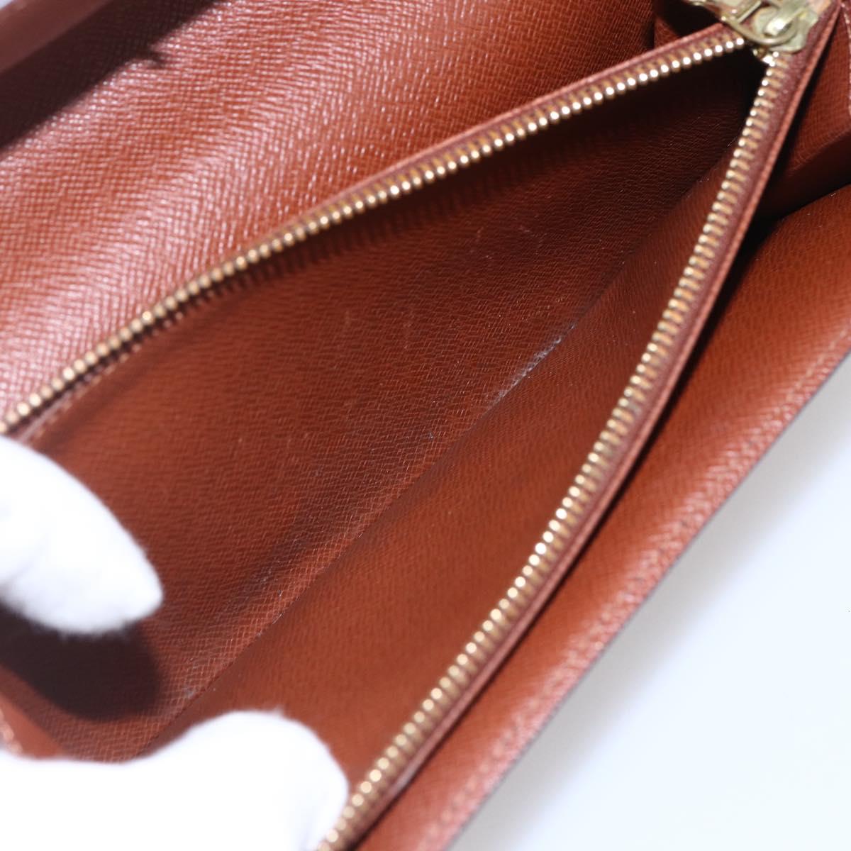 LOUIS VUITTON Graffiti Porte Monnaie Credit Wallet Orange M92190 LV Auth 154175