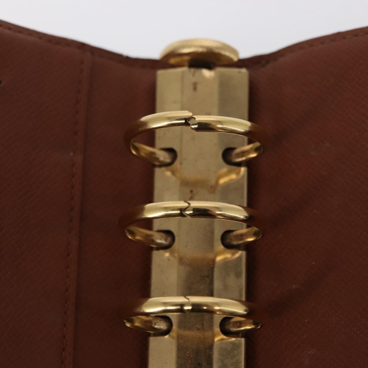 LOUIS VUITTON Monogram Agenda MM Day Planner Cover R20105 LV Auth 154176