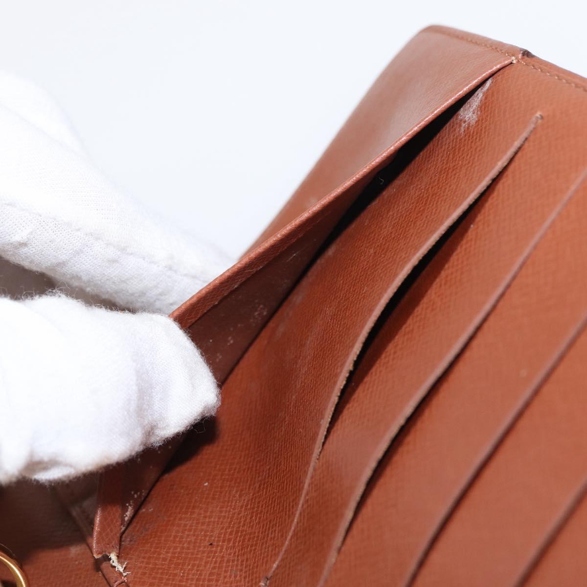 LOUIS VUITTON Monogram Agenda MM Day Planner Cover R20105 LV Auth 154176