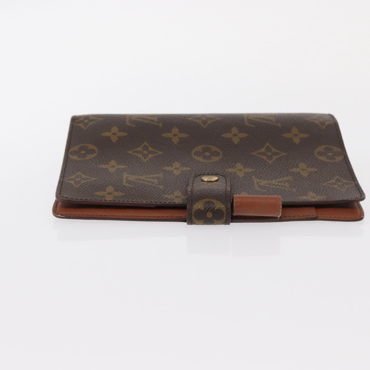LOUIS VUITTON Monogram Agenda MM Day Planner Cover R20105 LV Auth 154176