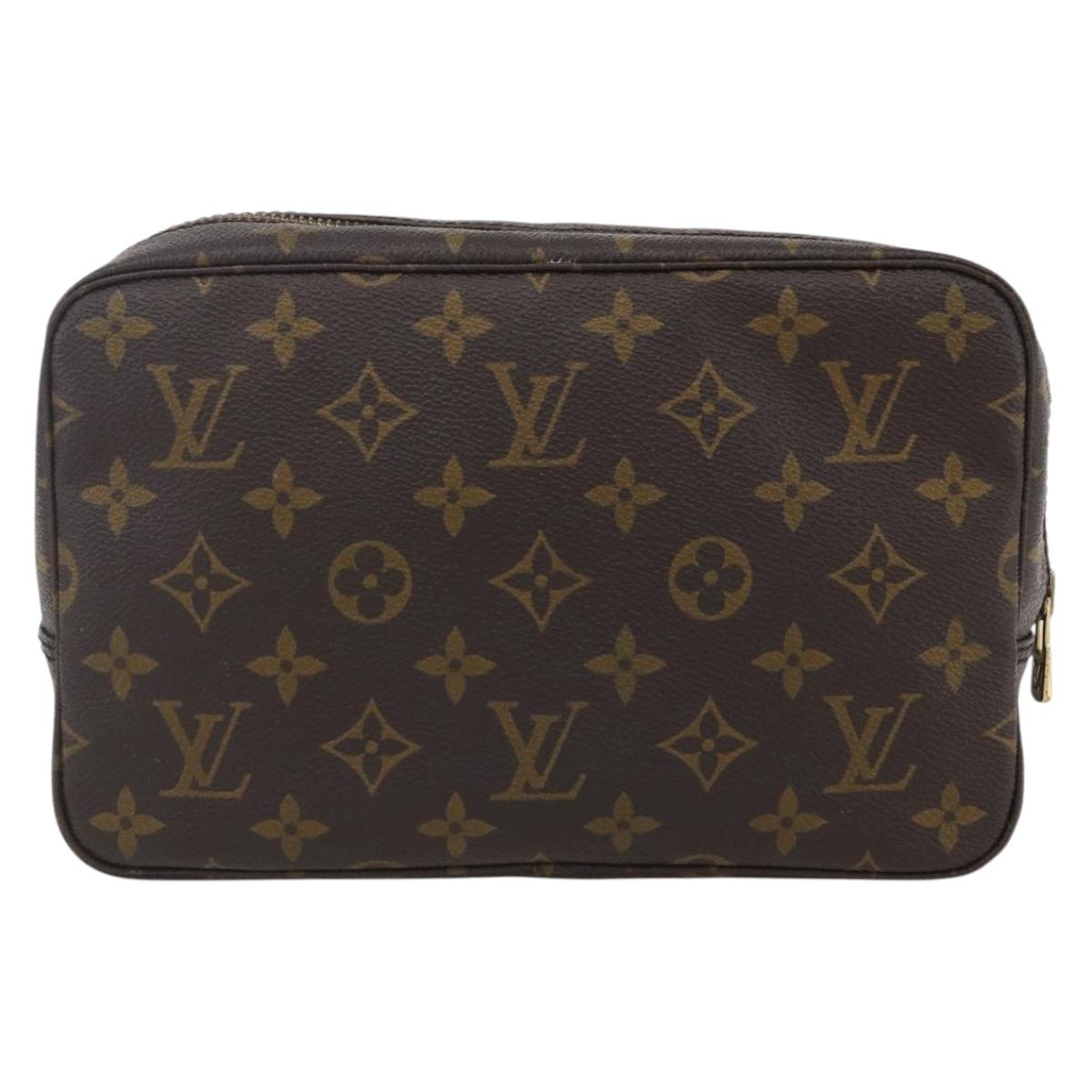 LOUIS VUITTON Monogram Trousse Toilette 23 Clutch Bag M47524 LV Auth 154196