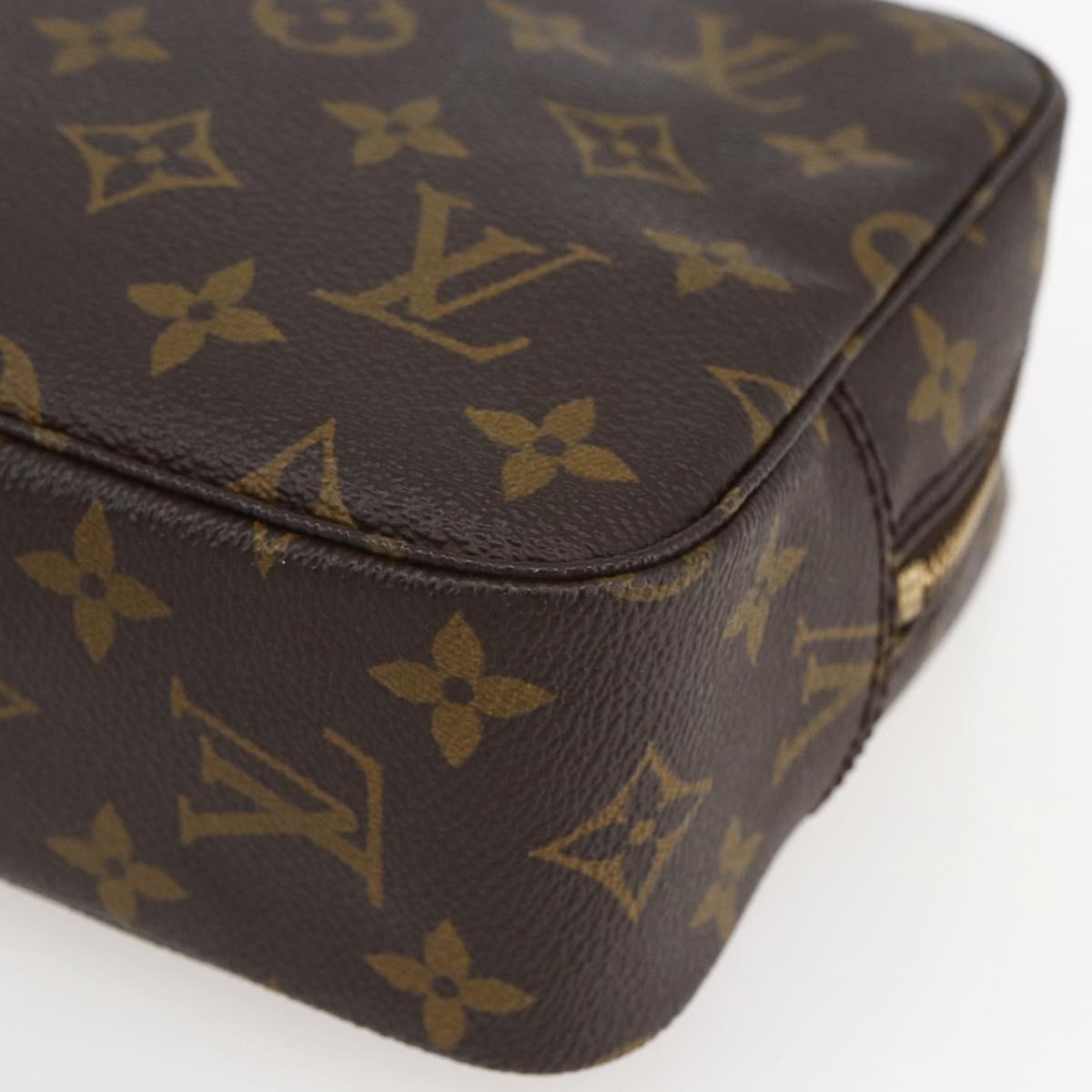 LOUIS VUITTON Monogram Trousse Toilette 23 Clutch Bag M47524 LV Auth 154196