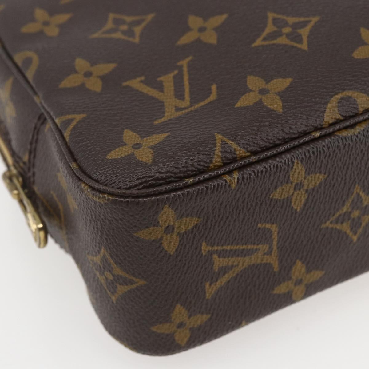 LOUIS VUITTON Monogram Trousse Toilette 23 Clutch Bag M47524 LV Auth 154196