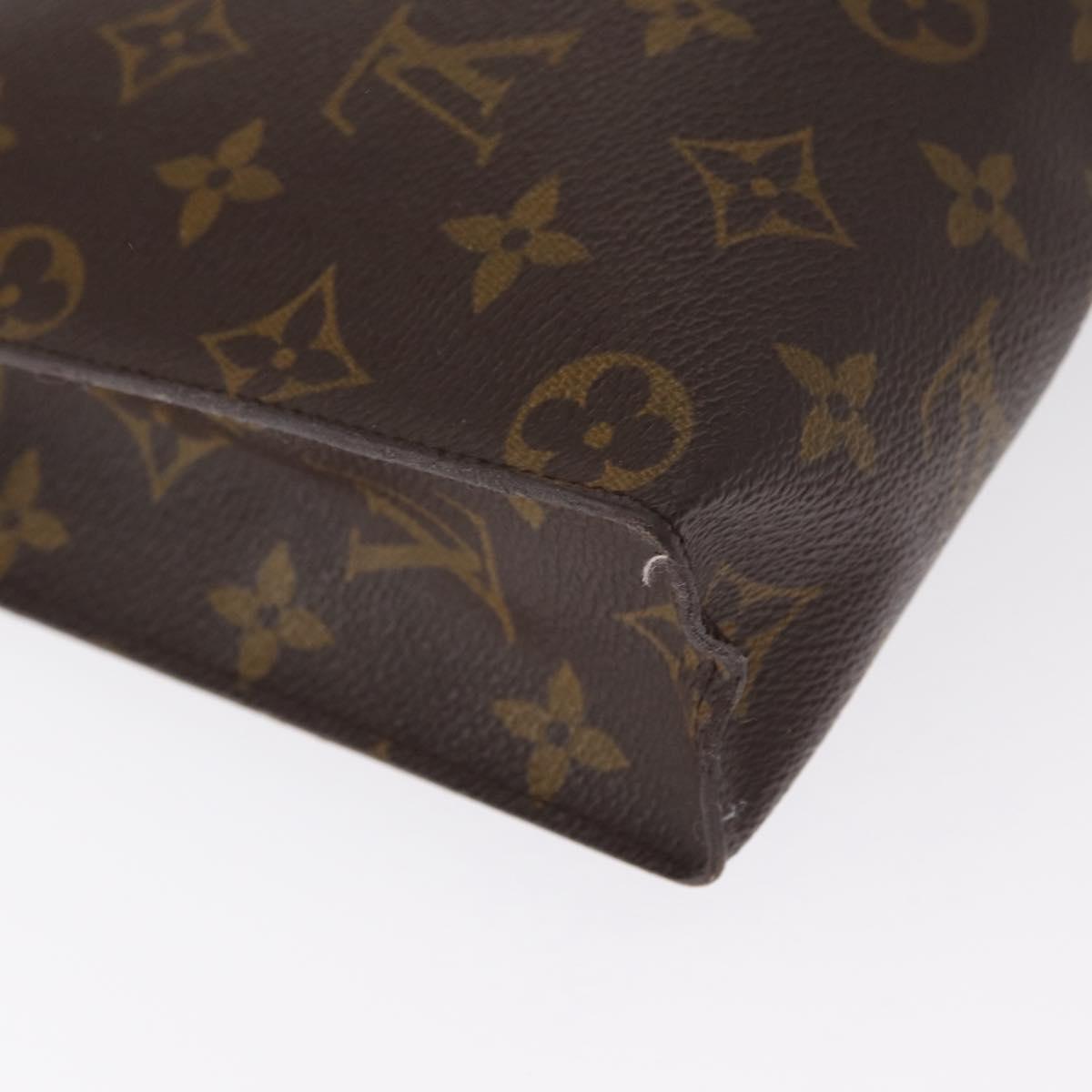 LOUIS VUITTON Monogram Poche Toilette 26 Pouch M47542 LV Auth 154198