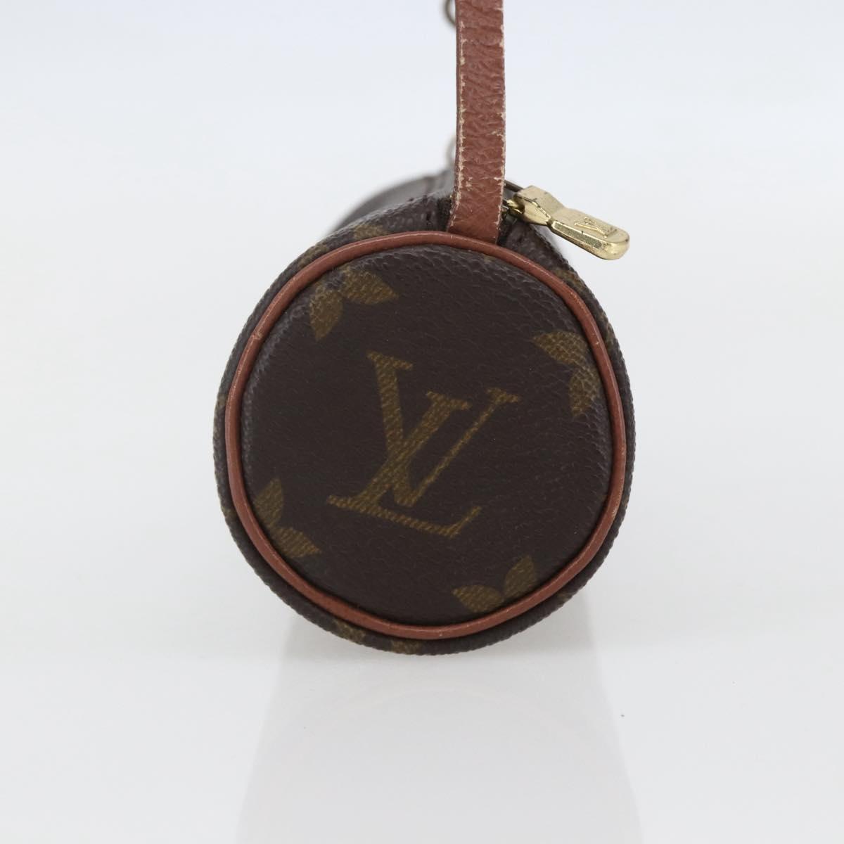 LOUIS VUITTON Monogram Papillon Pouch LV Auth 154199