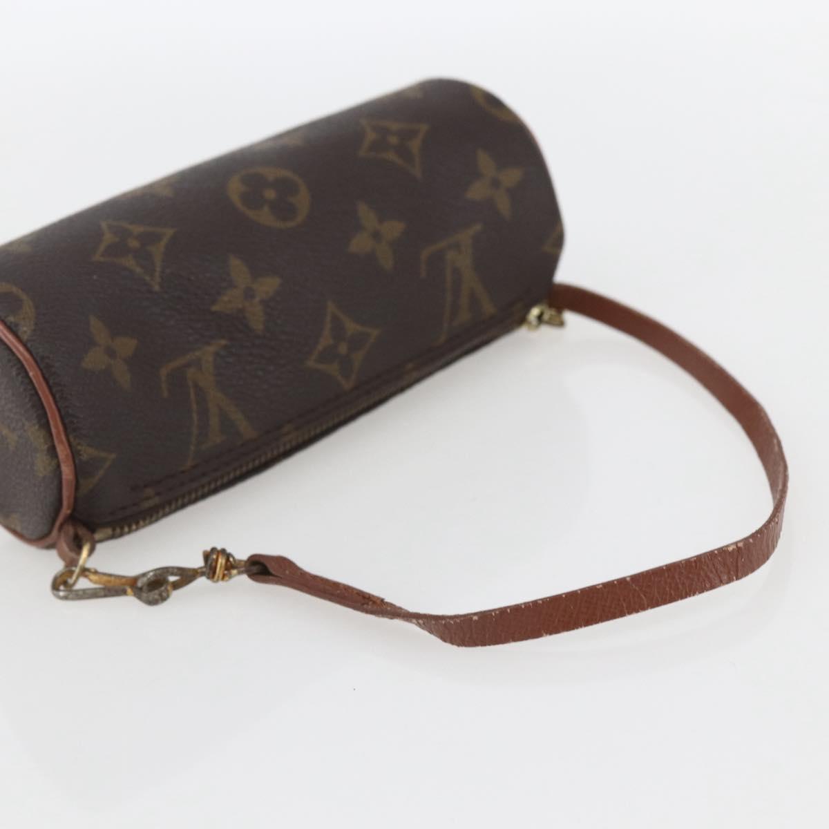 LOUIS VUITTON Monogram Papillon Pouch LV Auth 154199
