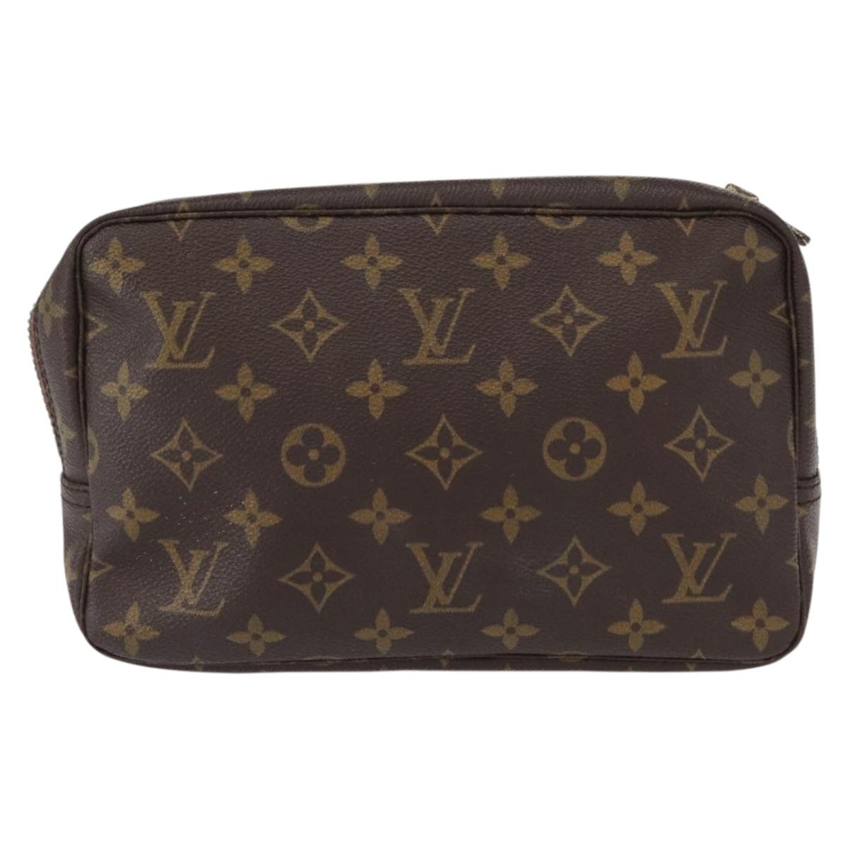 LOUIS VUITTON Monogram Trousse Toilette 23 Clutch Bag M47524 LV Auth 154206