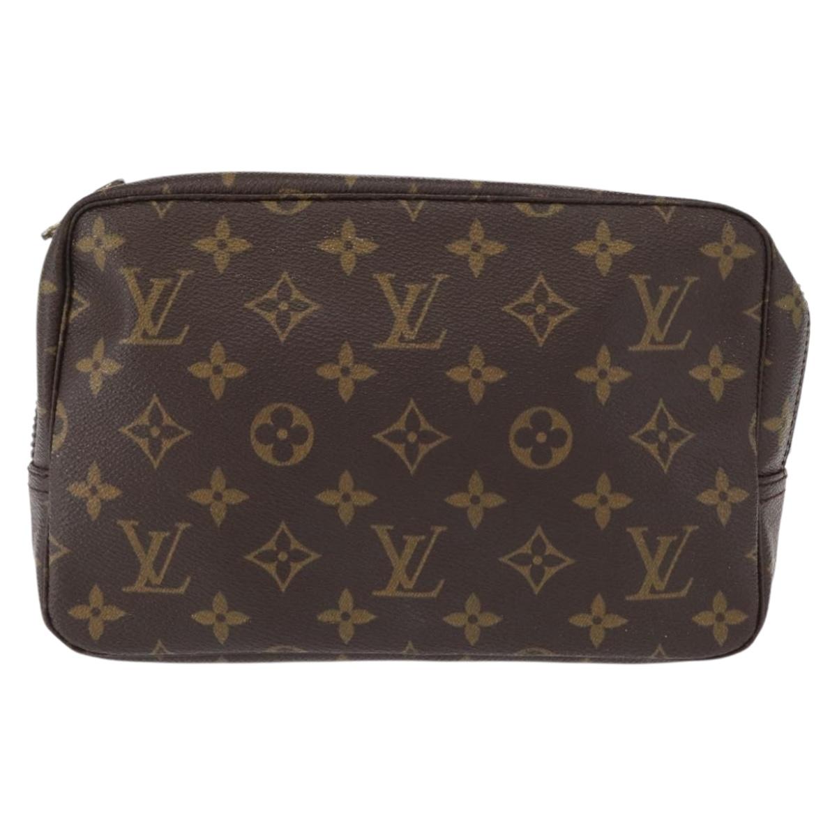 LOUIS VUITTON Monogram Trousse Toilette 23 Clutch Bag M47524 LV Auth 154206