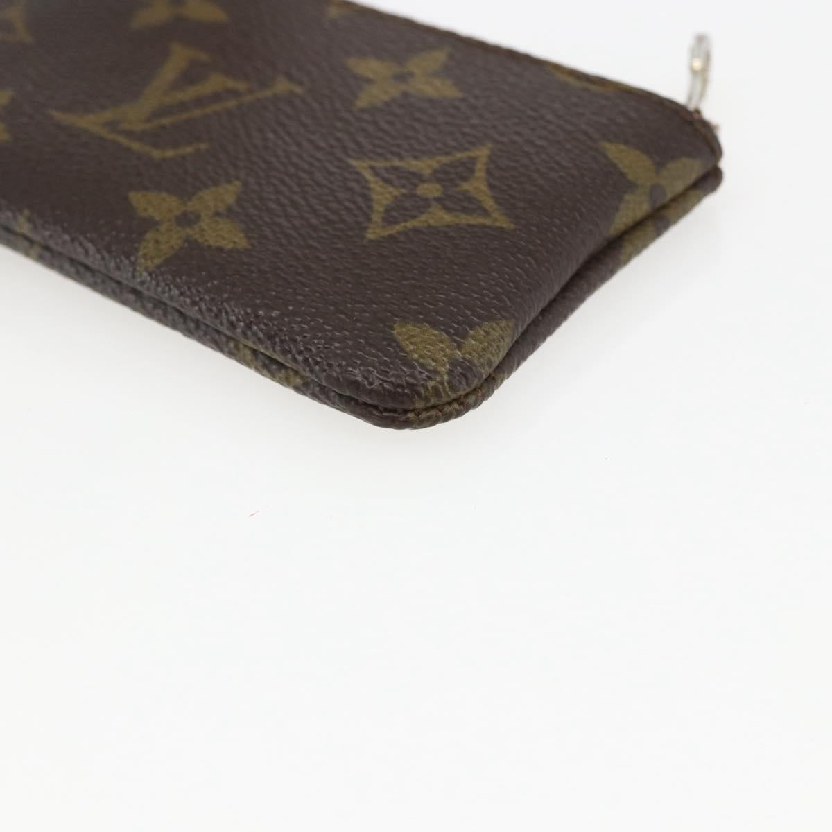 LOUIS VUITTON Monogram Pochette Cles Coin Purse M60033 LV Auth 154210