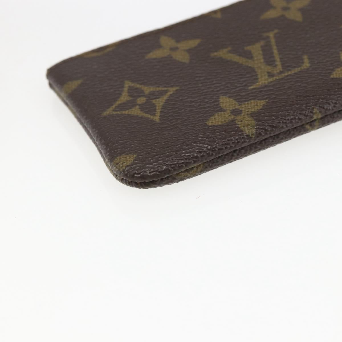 LOUIS VUITTON Monogram Pochette Cles Coin Purse M60033 LV Auth 154210