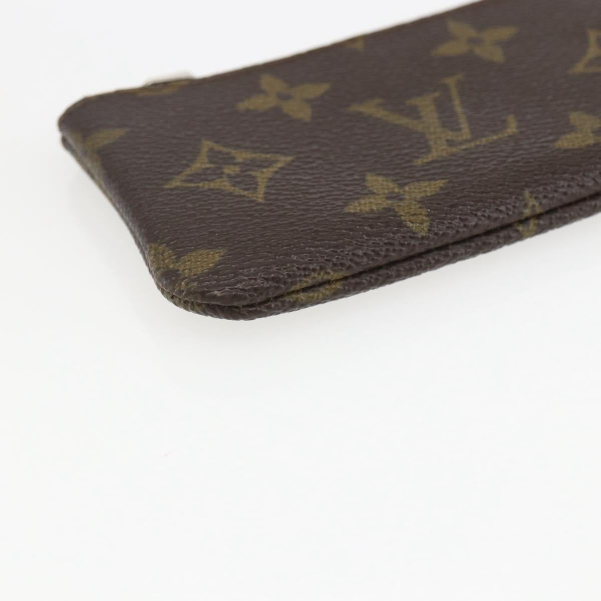 LOUIS VUITTON Monogram Pochette Cles Coin Purse M60033 LV Auth 154210
