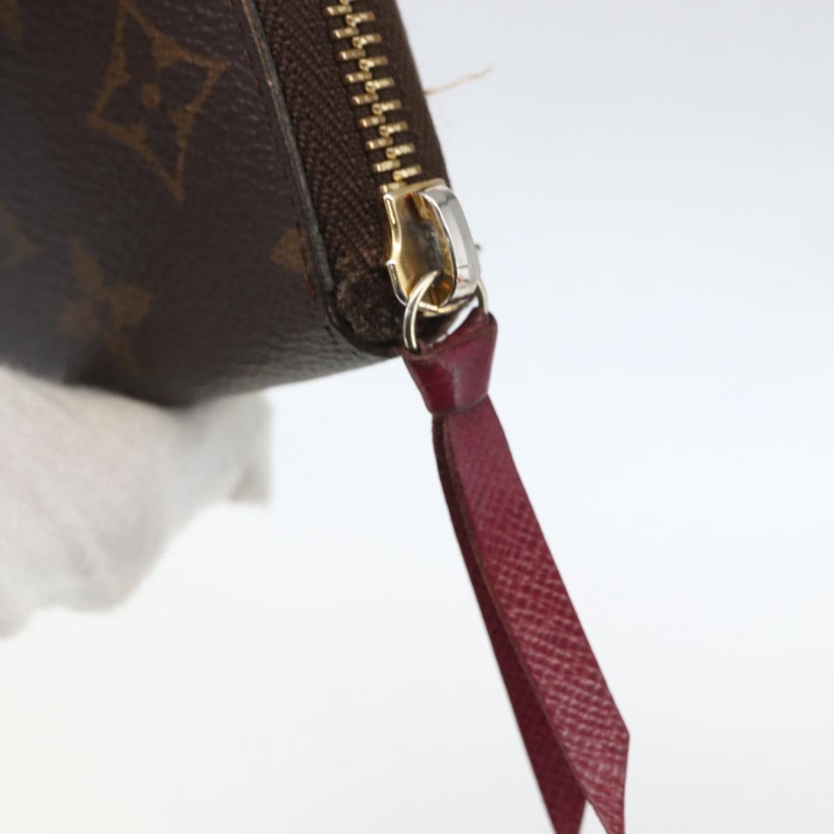 LOUIS VUITTON Monogram Portefeuille Clemence Long Wallet M60742 LV Auth 154212