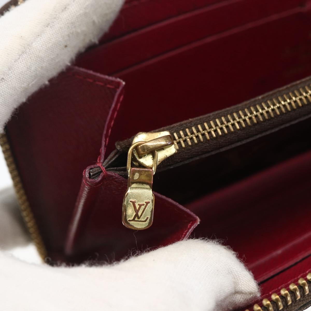 LOUIS VUITTON Monogram Portefeuille Clemence Long Wallet M60742 LV Auth 154212