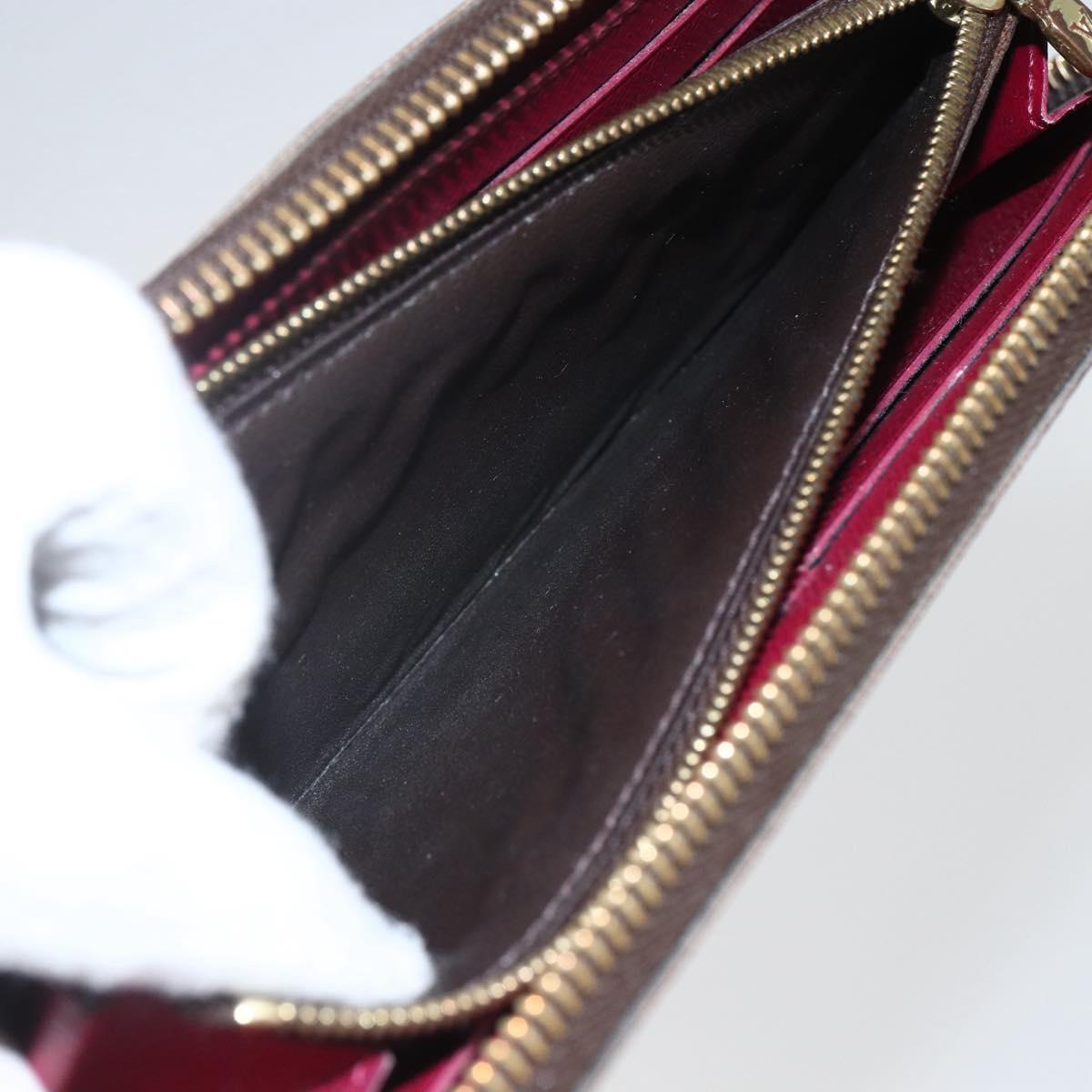 LOUIS VUITTON Monogram Portefeuille Clemence Long Wallet M60742 LV Auth 154212