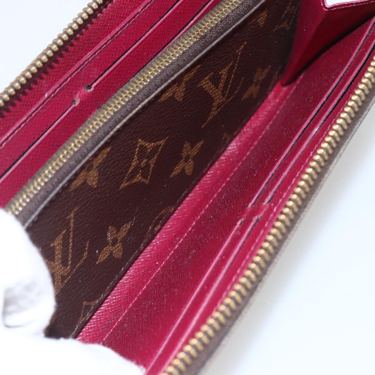 LOUIS VUITTON Monogram Portefeuille Clemence Long Wallet M60742 LV Auth 154212
