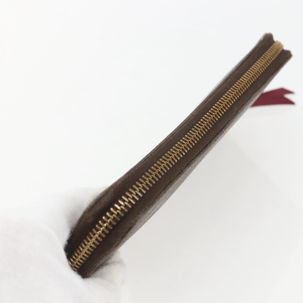 LOUIS VUITTON Monogram Portefeuille Clemence Long Wallet M60742 LV Auth 154212