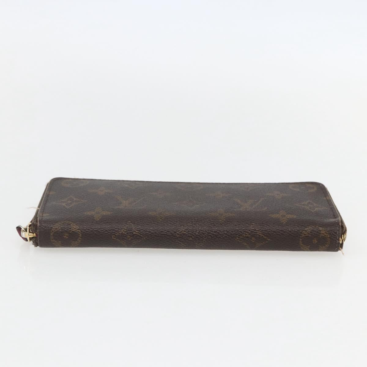 LOUIS VUITTON Monogram Portefeuille Clemence Long Wallet M60742 LV Auth 154212