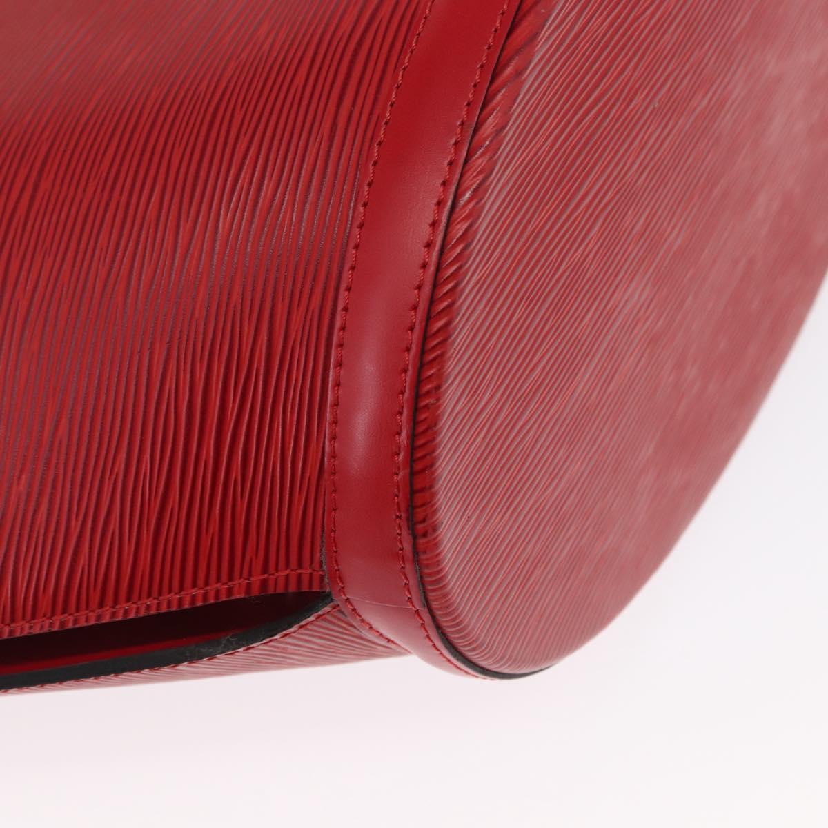 LOUIS VUITTON Epi Saint Jacques Shopping Shoulder Bag Red M52277 LV Auth 154251