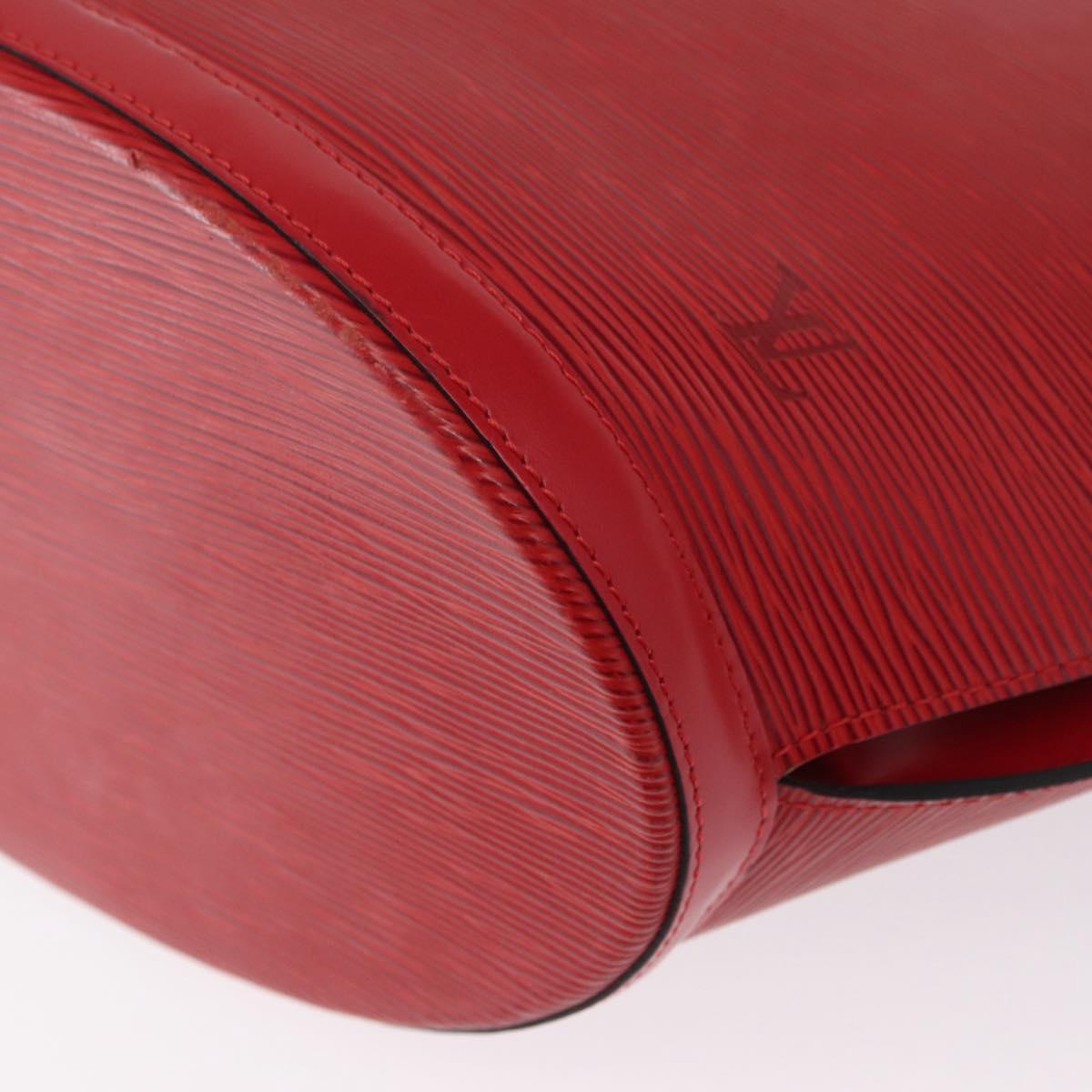LOUIS VUITTON Epi Saint Jacques Shopping Shoulder Bag Red M52277 LV Auth 154251