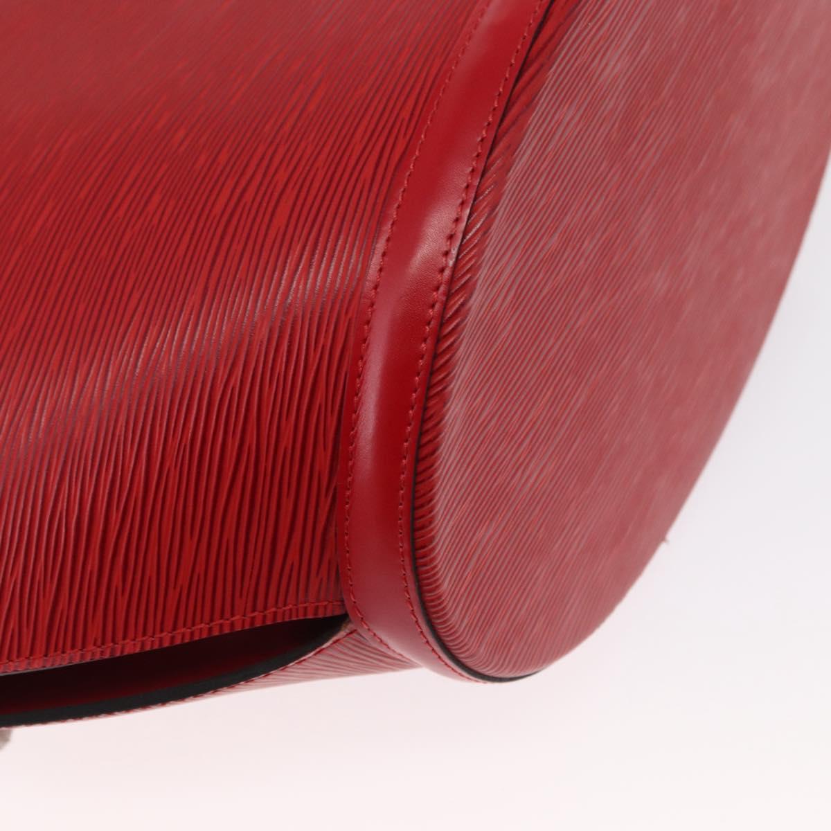LOUIS VUITTON Epi Saint Jacques Shopping Shoulder Bag Red M52277 LV Auth 154251