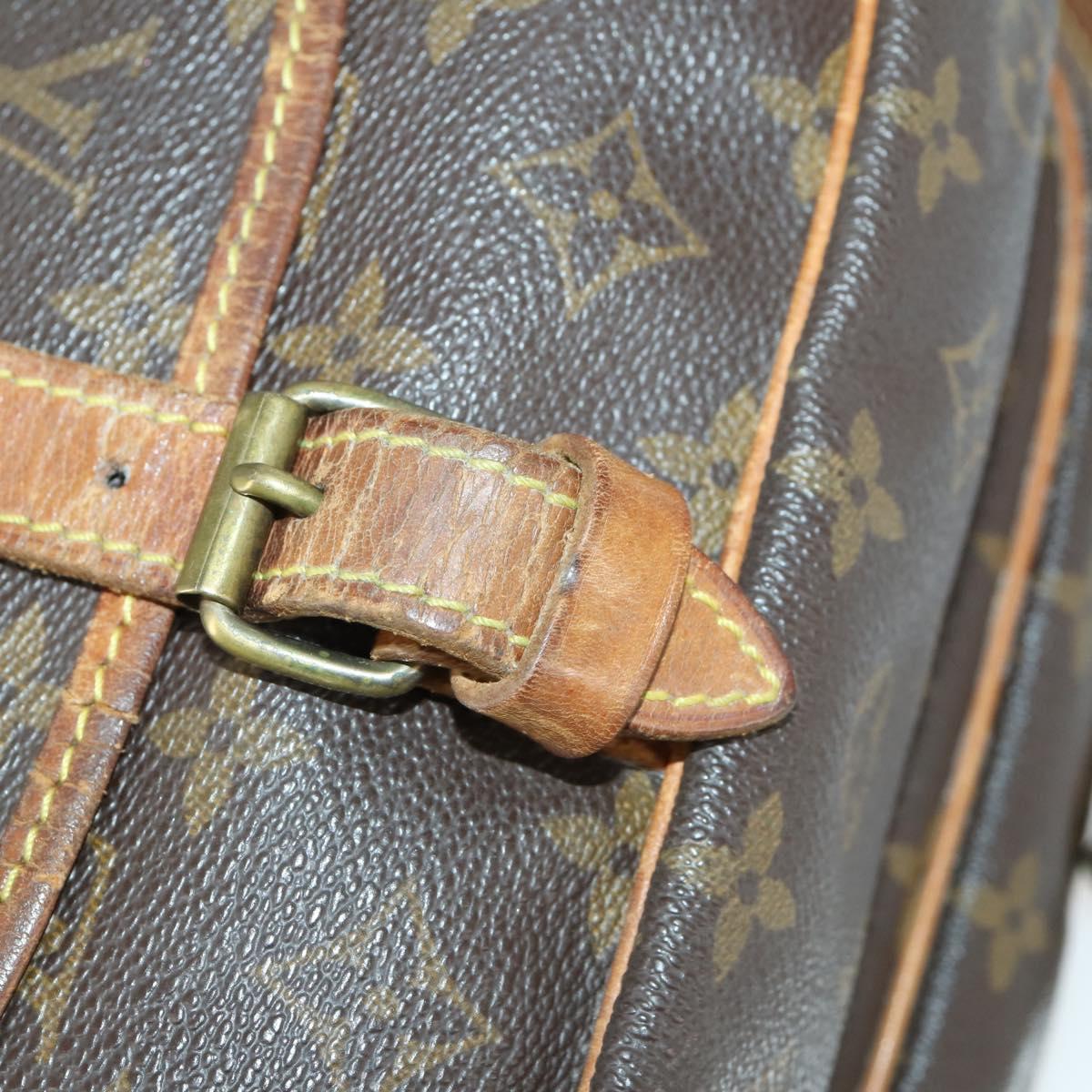 LOUIS VUITTON Monogram Saumur 30 Shoulder Bag M42256 LV Auth 154252