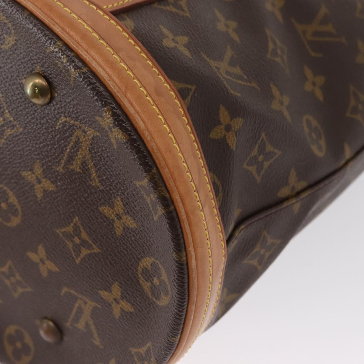 LOUIS VUITTON Monogram Bucket GM Shoulder Bag M42236 LV Auth 154253