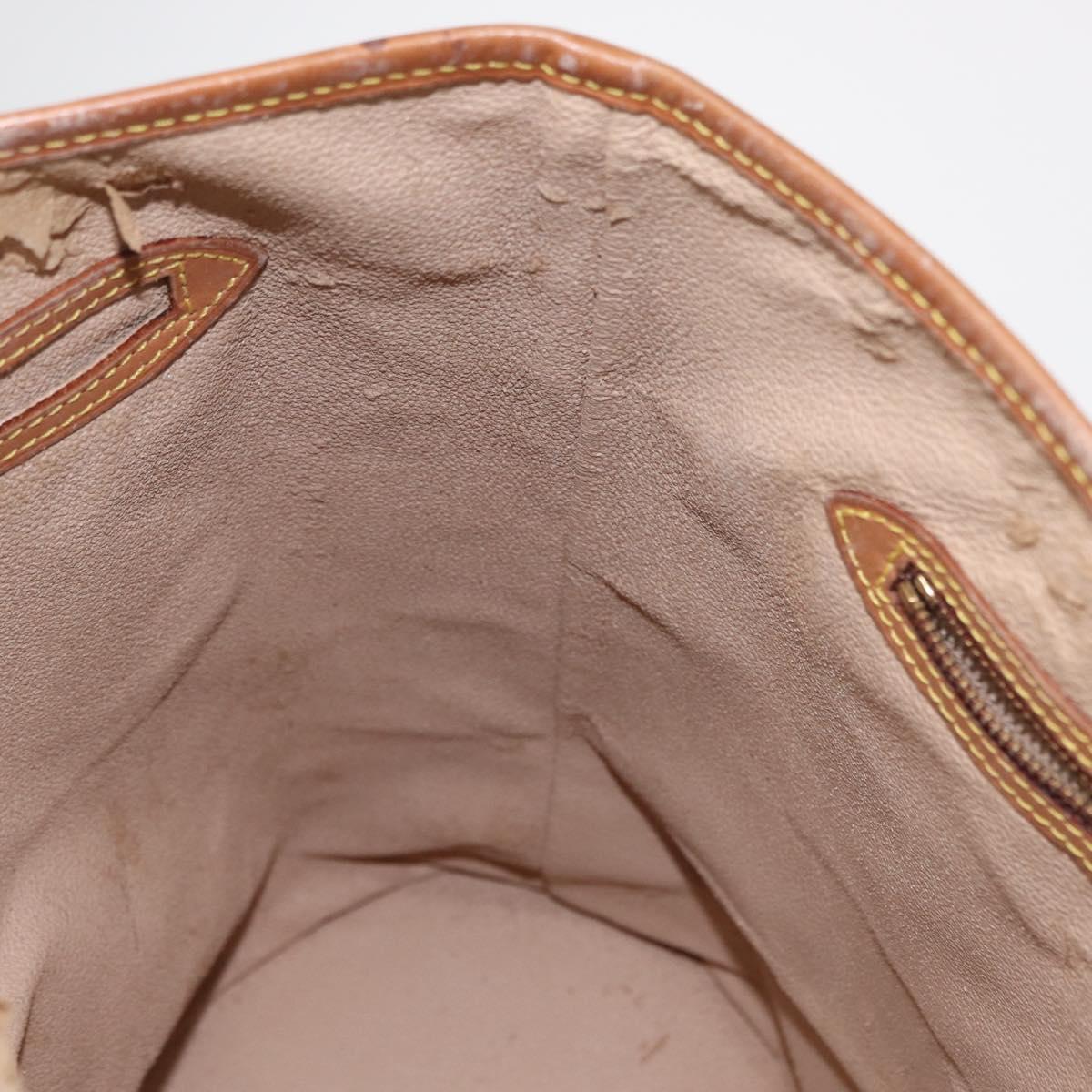 LOUIS VUITTON Monogram Bucket GM Shoulder Bag M42236 LV Auth 154253