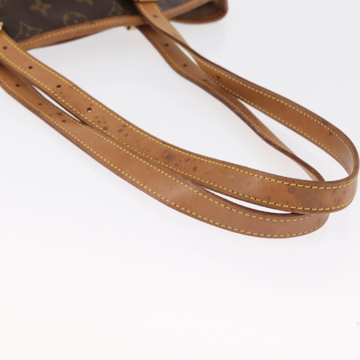 LOUIS VUITTON Monogram Bucket GM Shoulder Bag M42236 LV Auth 154253