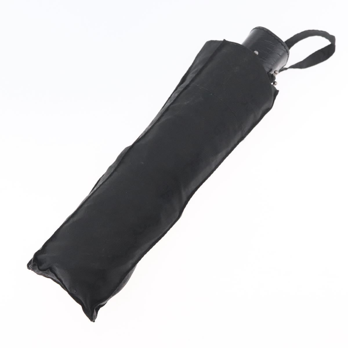 GUCCI GG Canvas Umbrella Nylon Black Auth 154283M