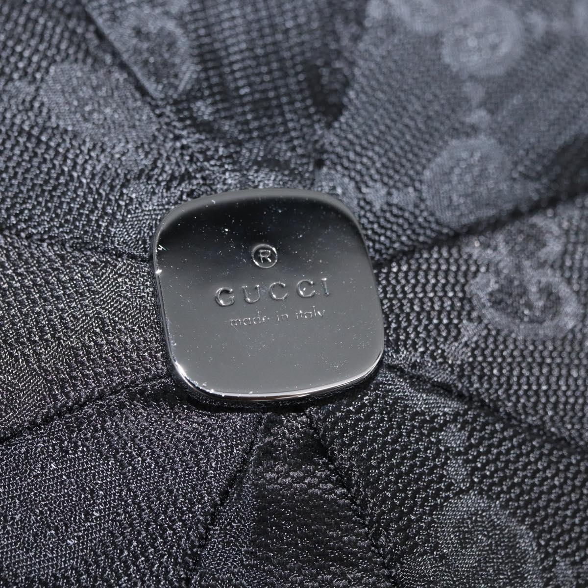 GUCCI GG Canvas Umbrella Nylon Black Auth 154283M