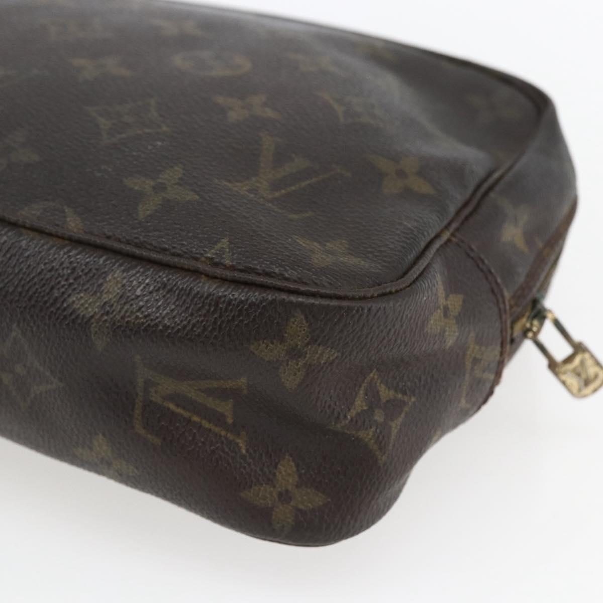 LOUIS VUITTON Monogram Trousse Toilette 23 Clutch Bag M47524 LV Auth 154284