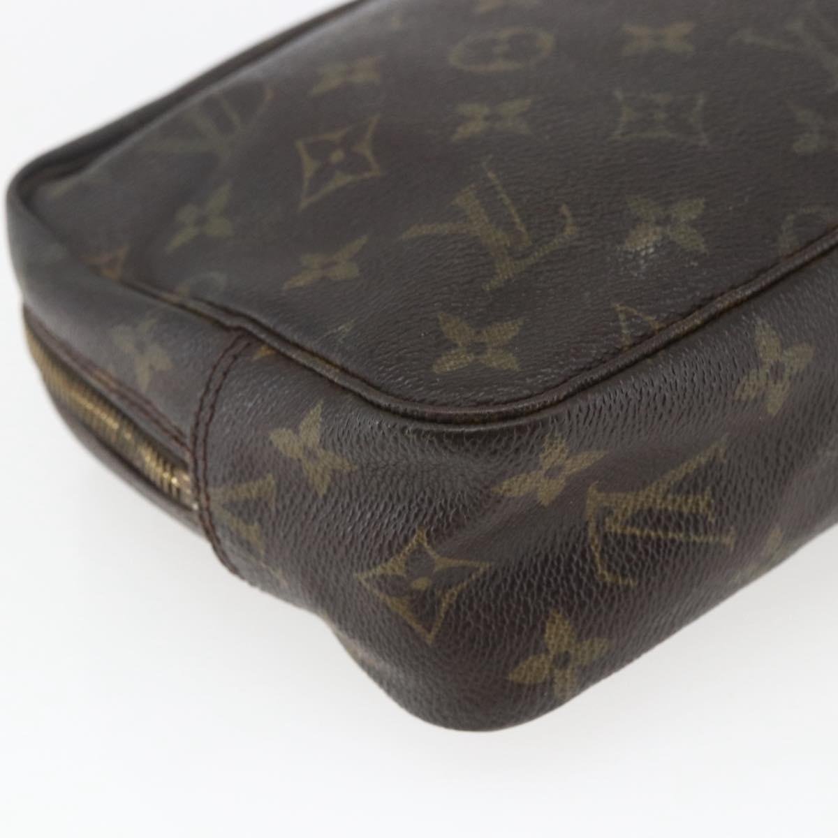 LOUIS VUITTON Monogram Trousse Toilette 23 Clutch Bag M47524 LV Auth 154284