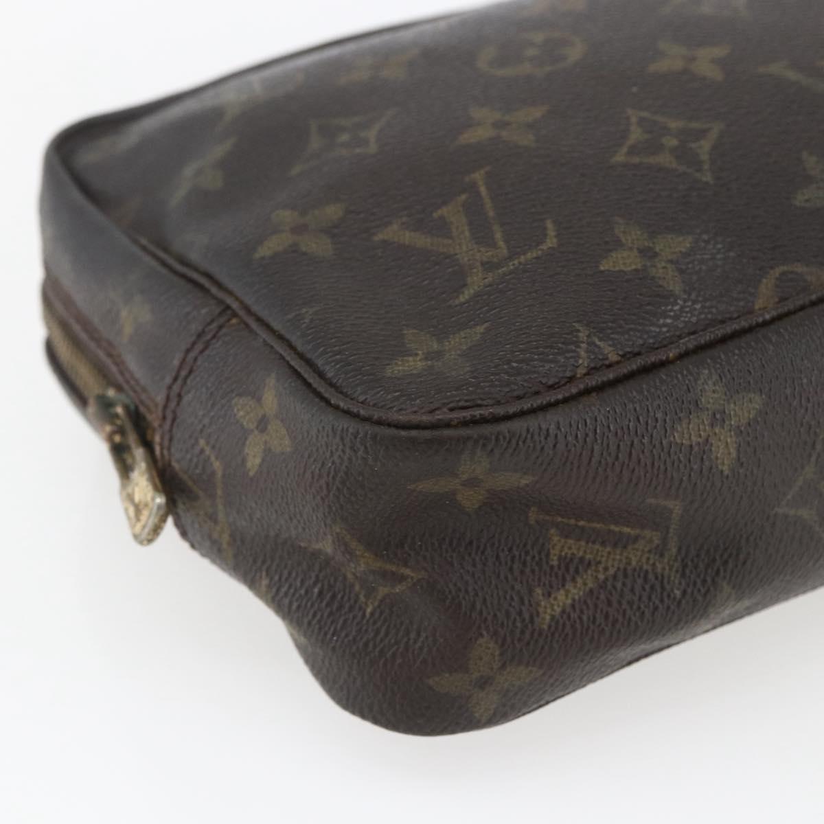 LOUIS VUITTON Monogram Trousse Toilette 23 Clutch Bag M47524 LV Auth 154284