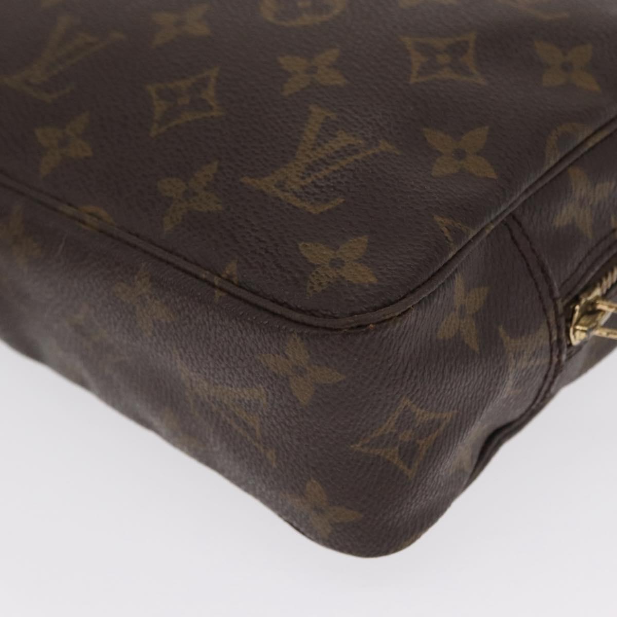 LOUIS VUITTON Monogram Trousse Toilette 23 Clutch Bag M47524 LV Auth 154285