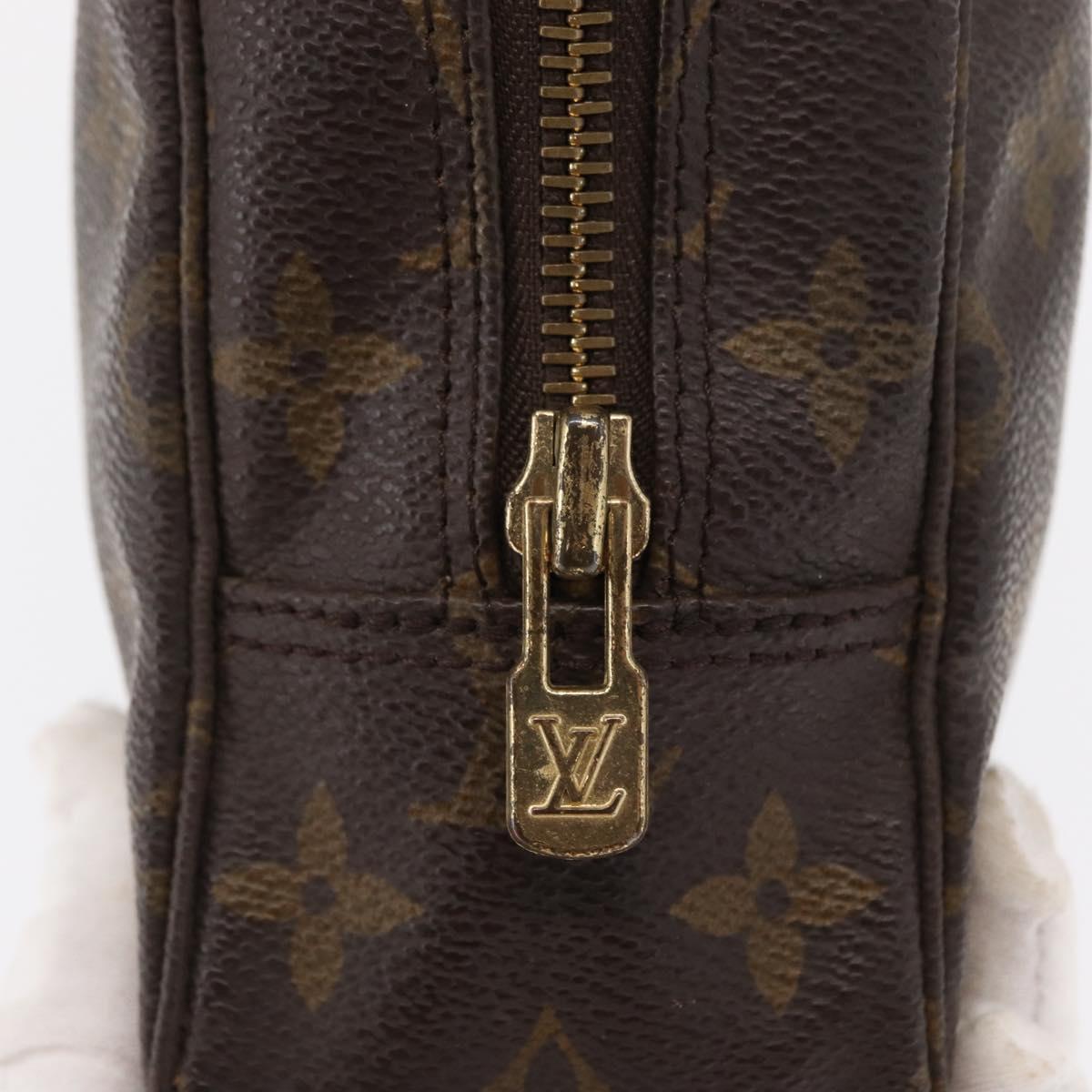 LOUIS VUITTON Monogram Trousse Toilette 23 Clutch Bag M47524 LV Auth 154285