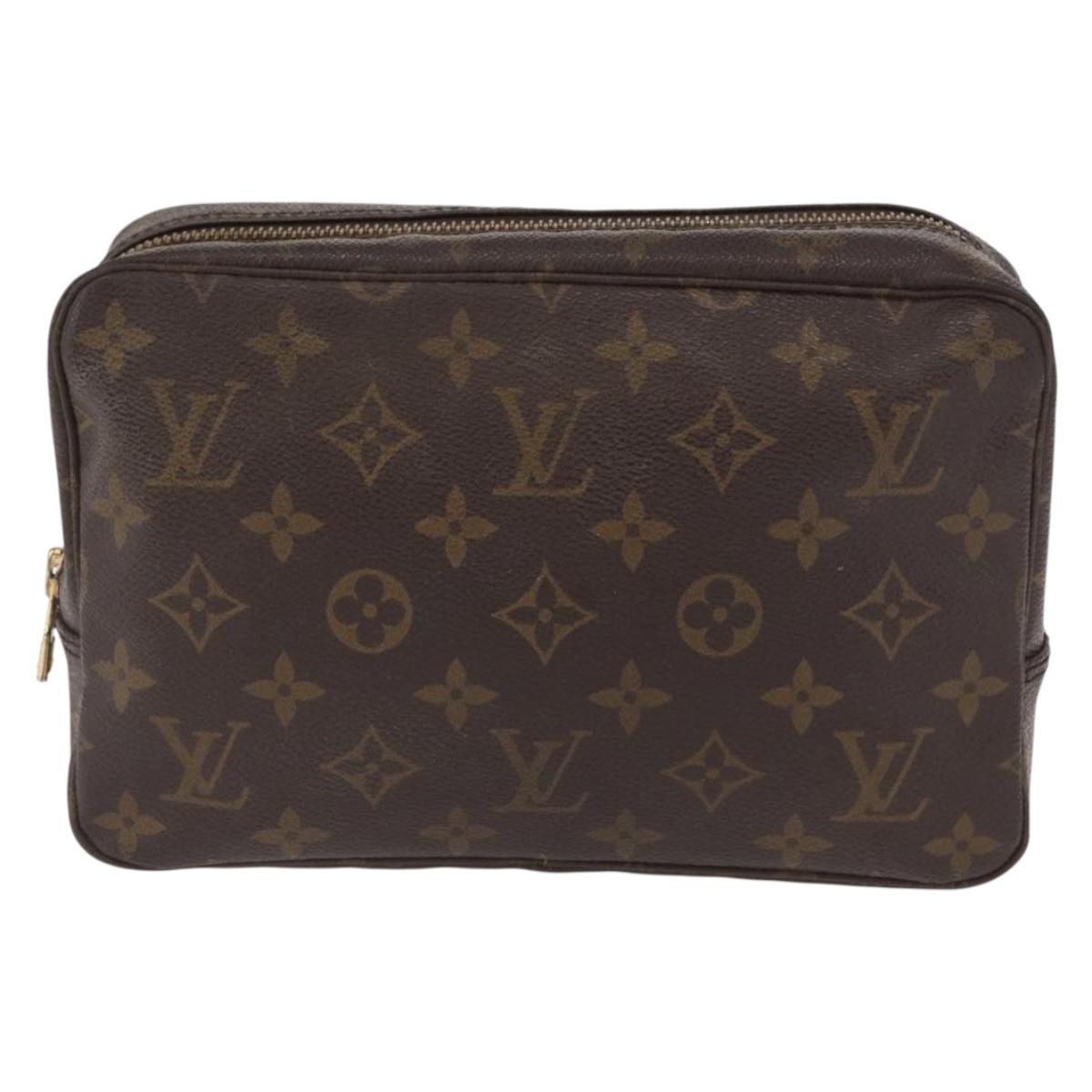 LOUIS VUITTON Monogram Trousse Toilette 23 Clutch Bag M47524 LV Auth 154285