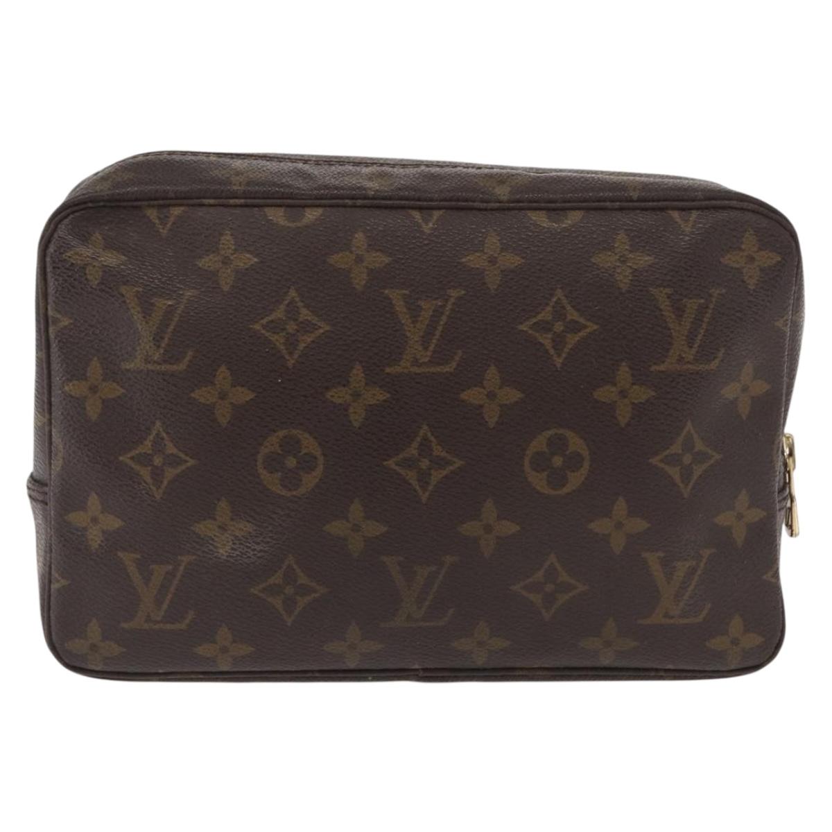 LOUIS VUITTON Monogram Trousse Toilette 23 Clutch Bag M47524 LV Auth 154285