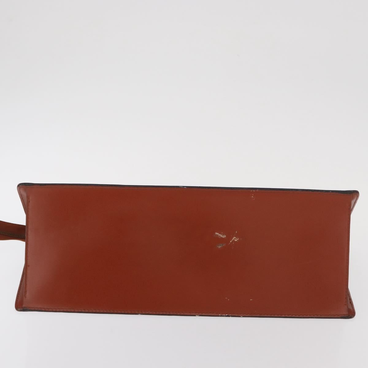 LOUIS VUITTON Epi Sac Triangle Hand Bag Brown M52093 LV Auth 154291