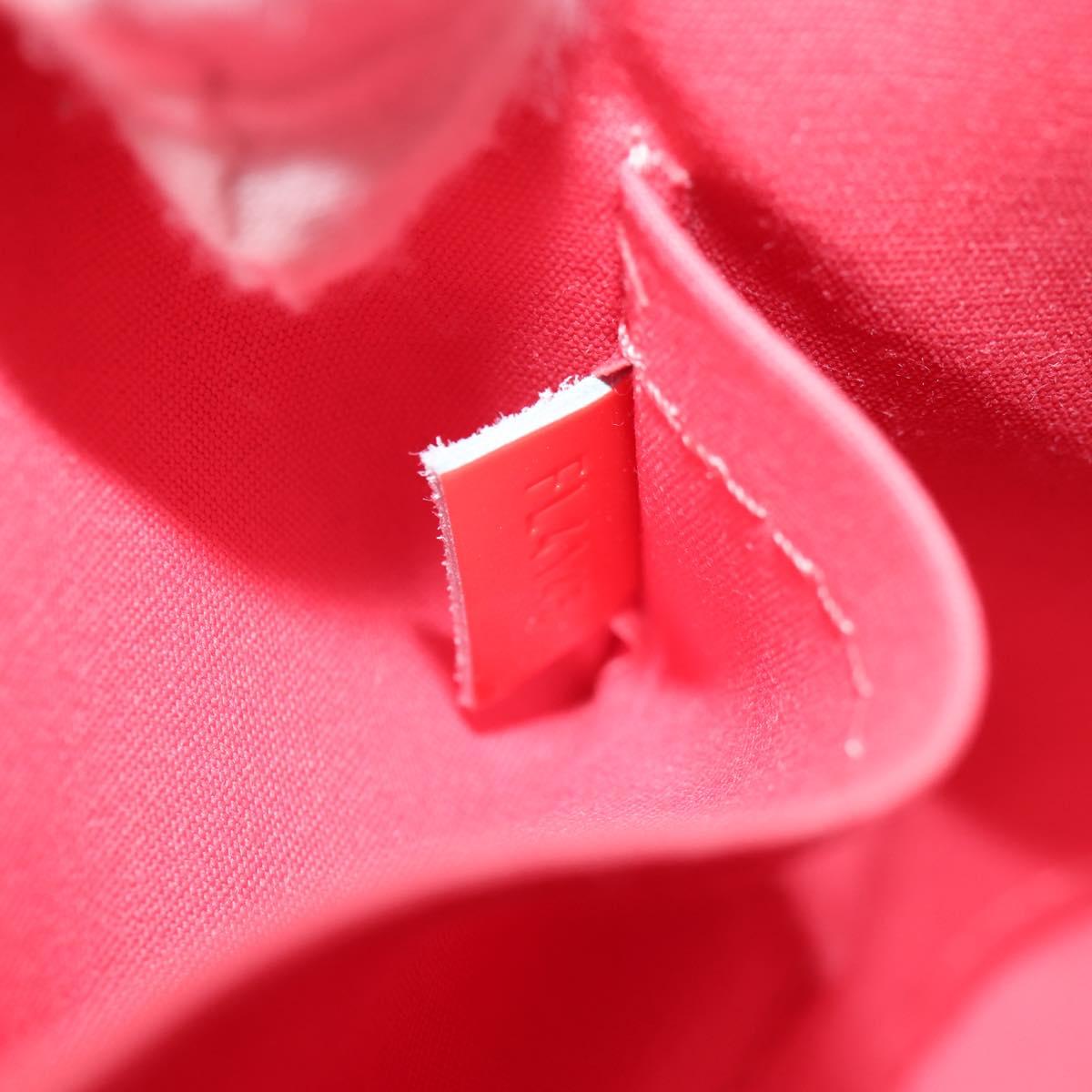 LOUIS VUITTON Vernis Rayure Alma BB Hand Bag 2way Rose rich LV Auth 154292V