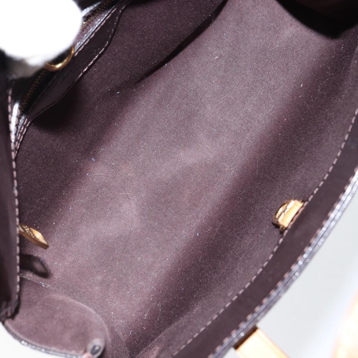 LOUIS VUITTON Monogram Vernis Catalina BB Bag Amarante M90017 LV Auth 154296