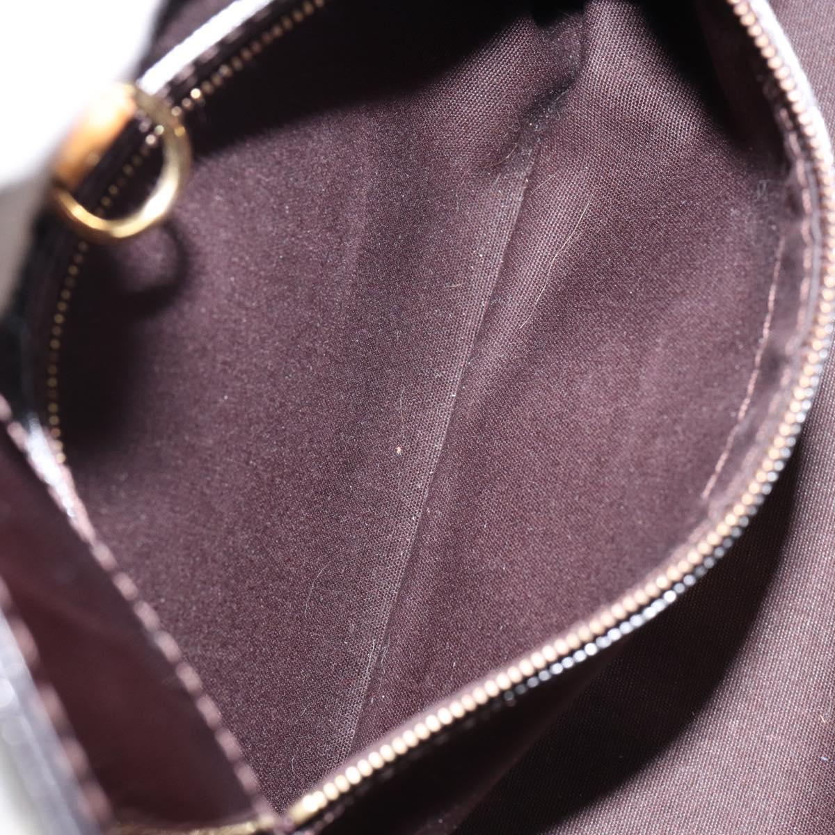 LOUIS VUITTON Monogram Vernis Catalina BB Bag Amarante M90017 LV Auth 154296