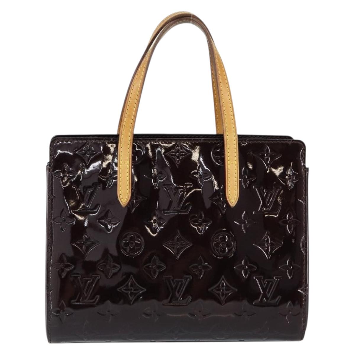 LOUIS VUITTON Monogram Vernis Catalina BB Bag Amarante M90017 LV Auth 154296